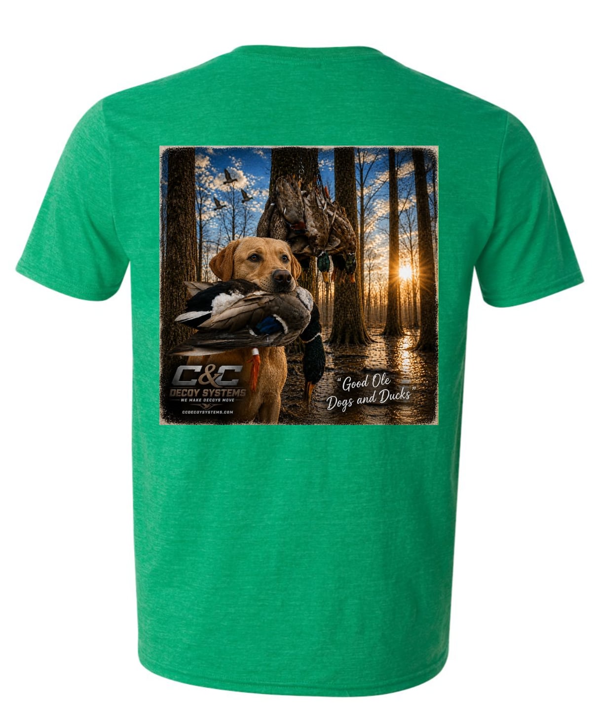 “Good Ole Dogs and Ducks” Yellow Lab